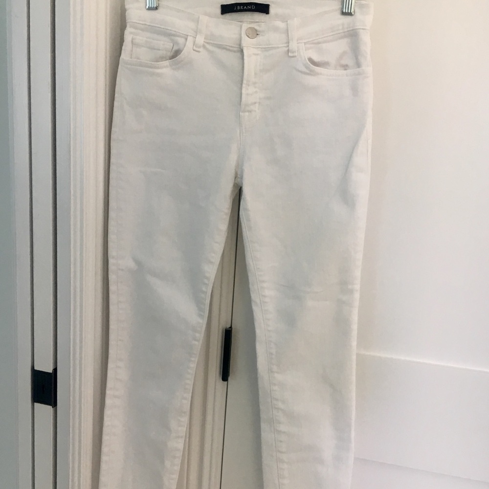 J brand white skinny jeans